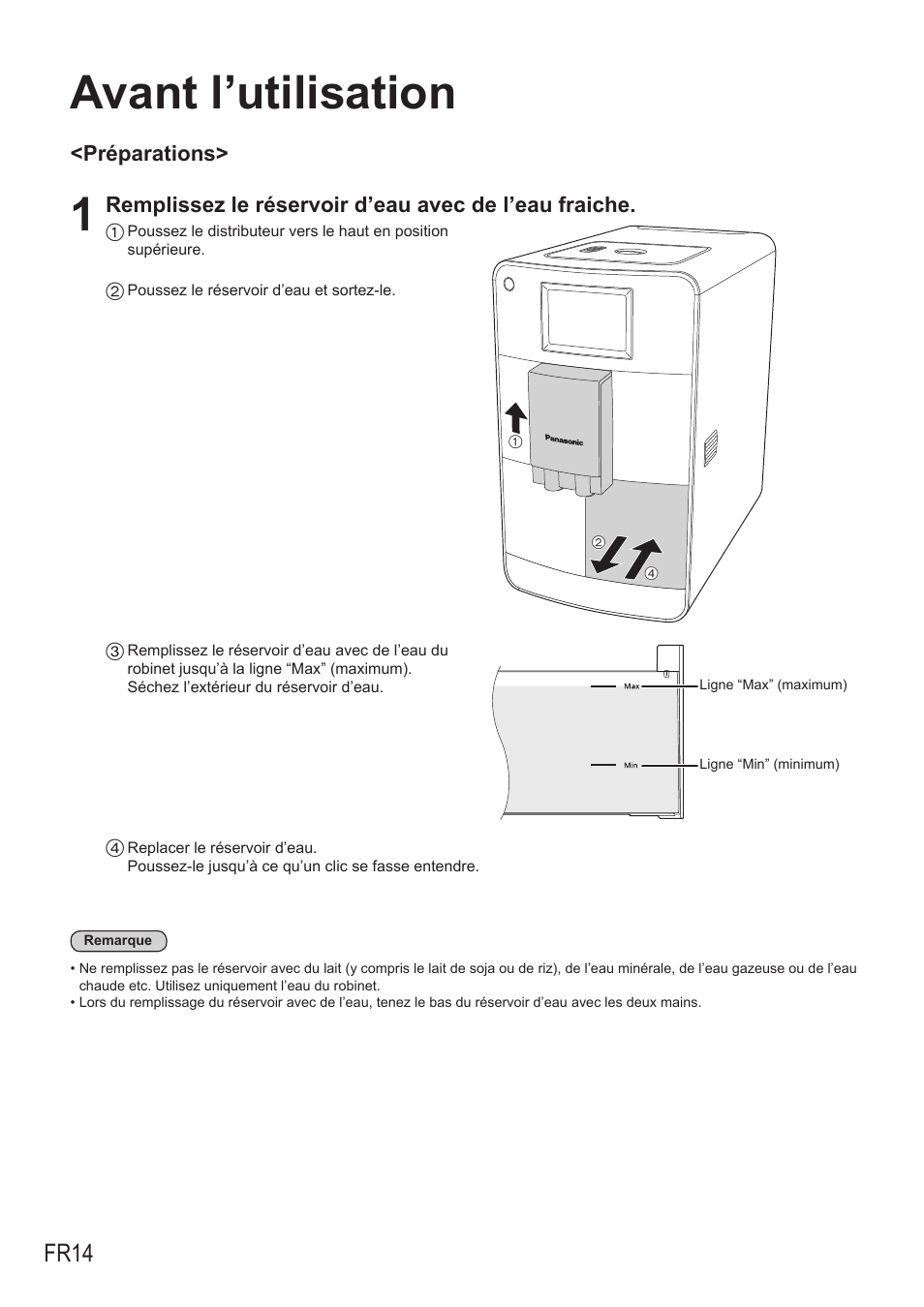 Avant l’utilisation, Fr14 | Panasonic NCZA1 User Manual | Page 148 / 268