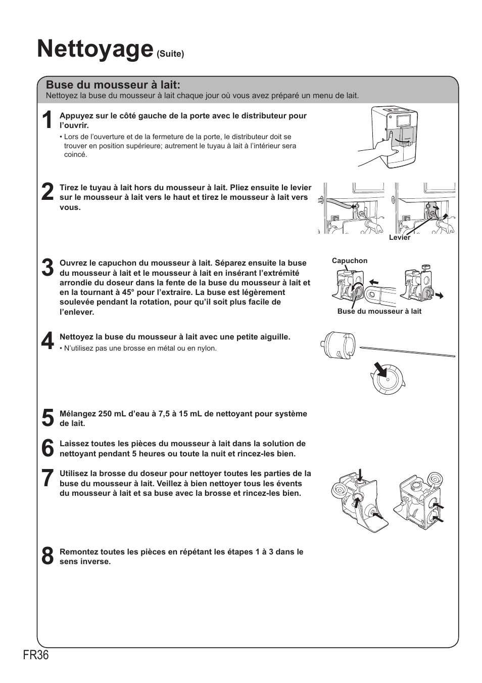 Nettoyage | Panasonic NCZA1 User Manual | Page 170 / 268