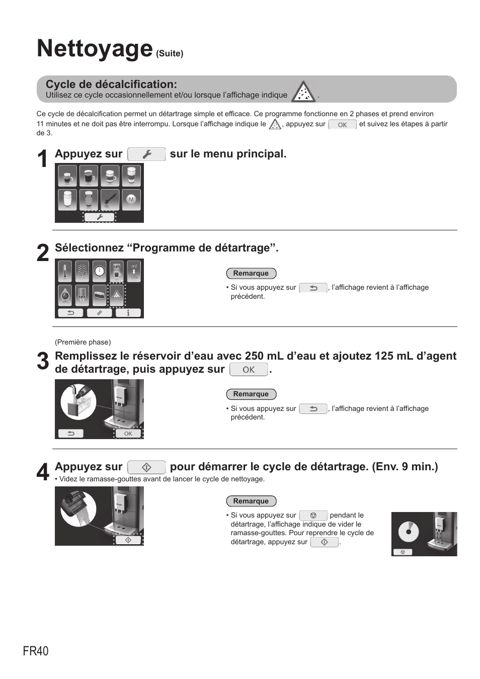 Nettoyage, Fr40 | Panasonic NCZA1 User Manual | Page 174 / 268