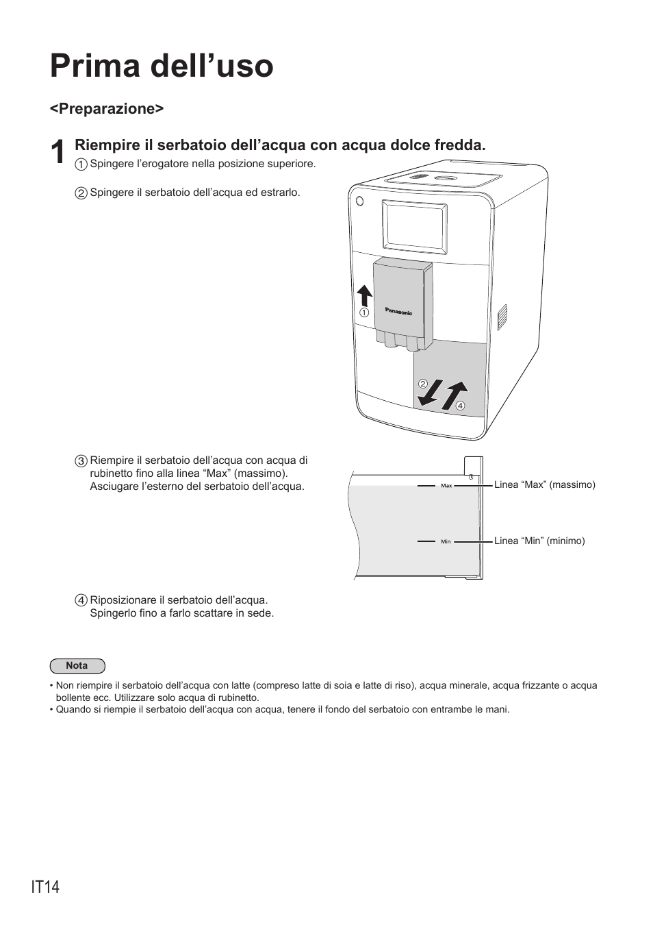 Prima dell’uso, It14 | Panasonic NCZA1 User Manual | Page 192 / 268