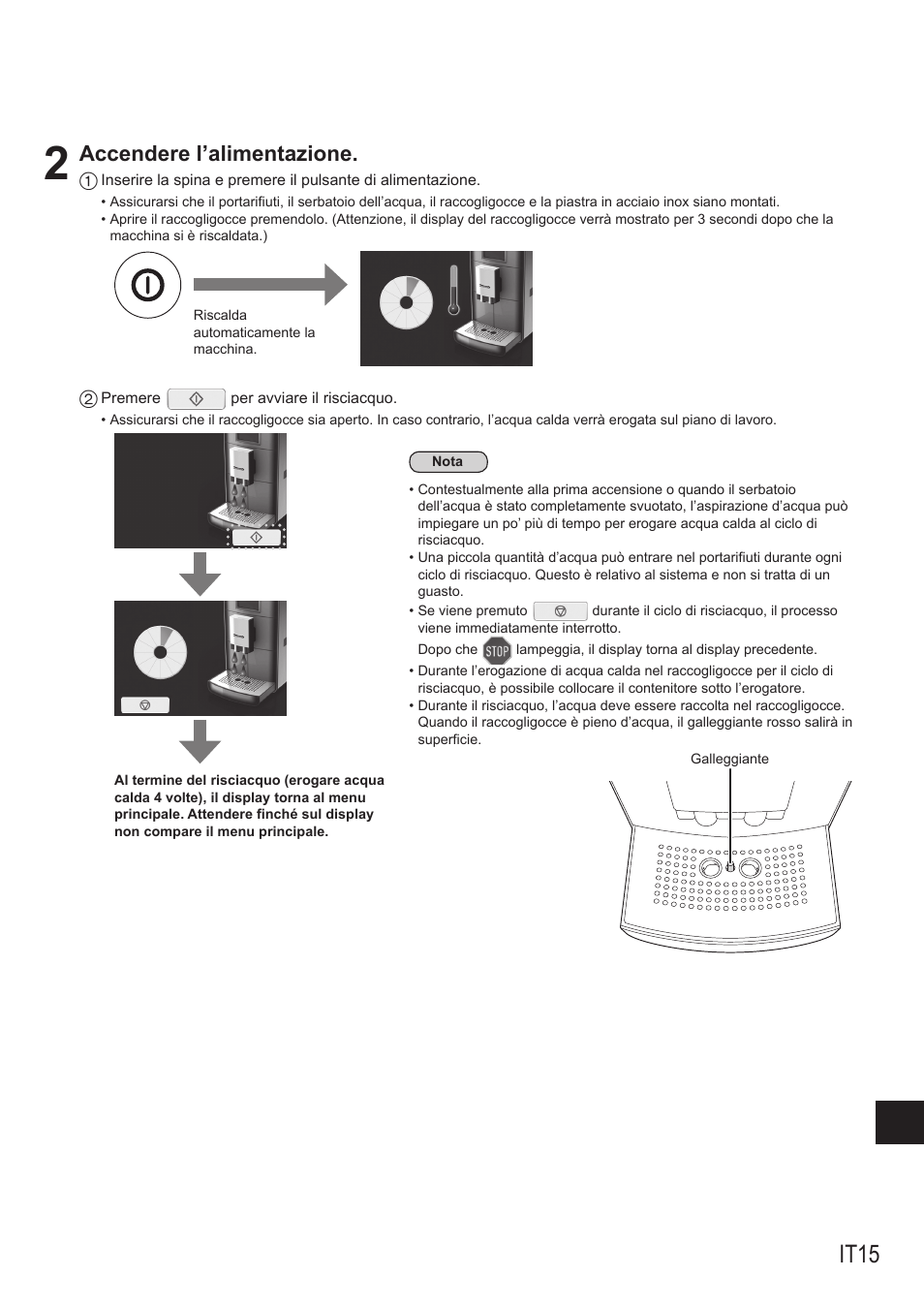 It15, Accendere l’alimentazione | Panasonic NCZA1 User Manual | Page 193 / 268