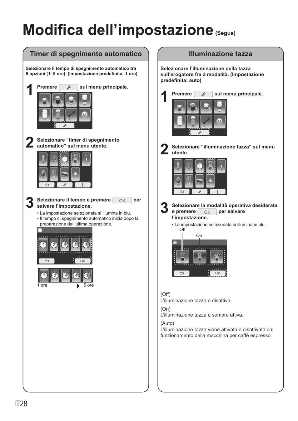 Modifica dell’impostazione, It28 | Panasonic NCZA1 User Manual | Page 206 / 268