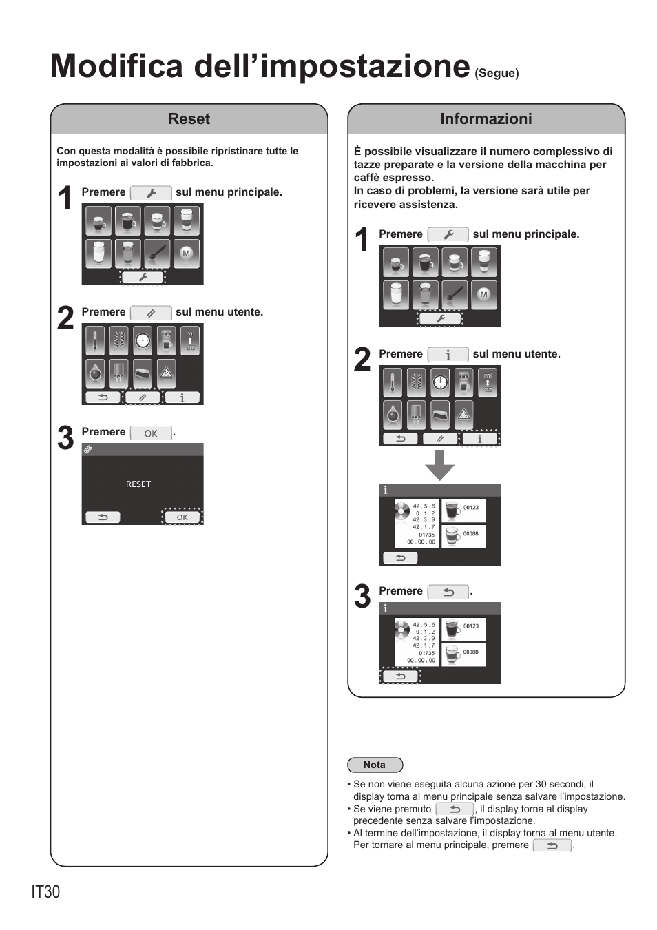 Modifica dell’impostazione | Panasonic NCZA1 User Manual | Page 208 / 268