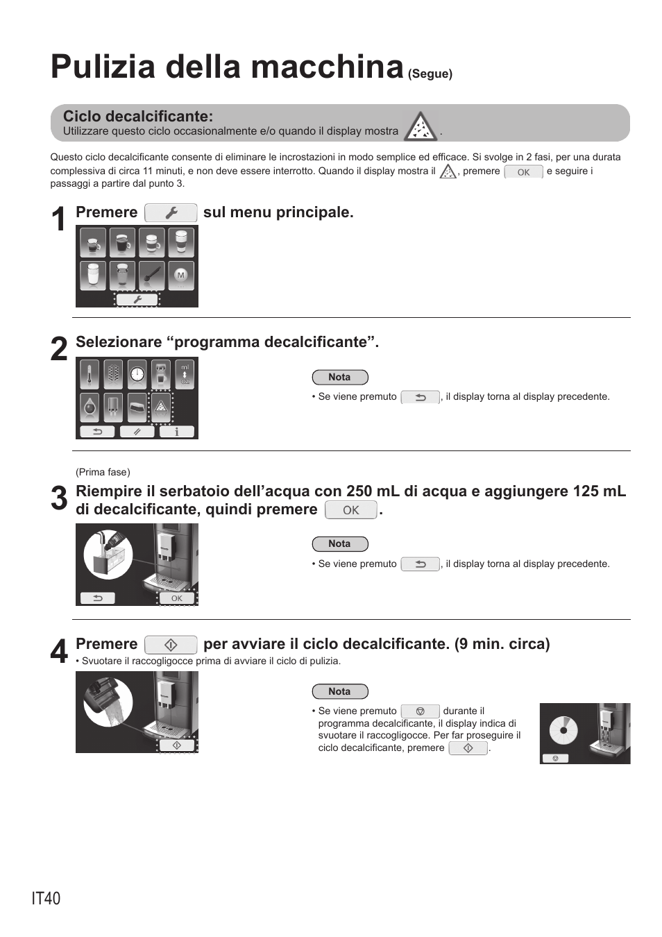 Pulizia della macchina, It40 | Panasonic NCZA1 User Manual | Page 218 / 268