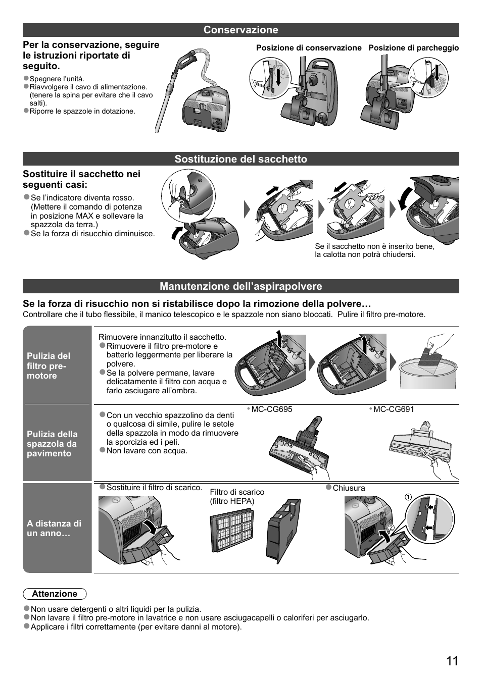 Panasonic MCCG695ZC7A User Manual | Page 11 / 12