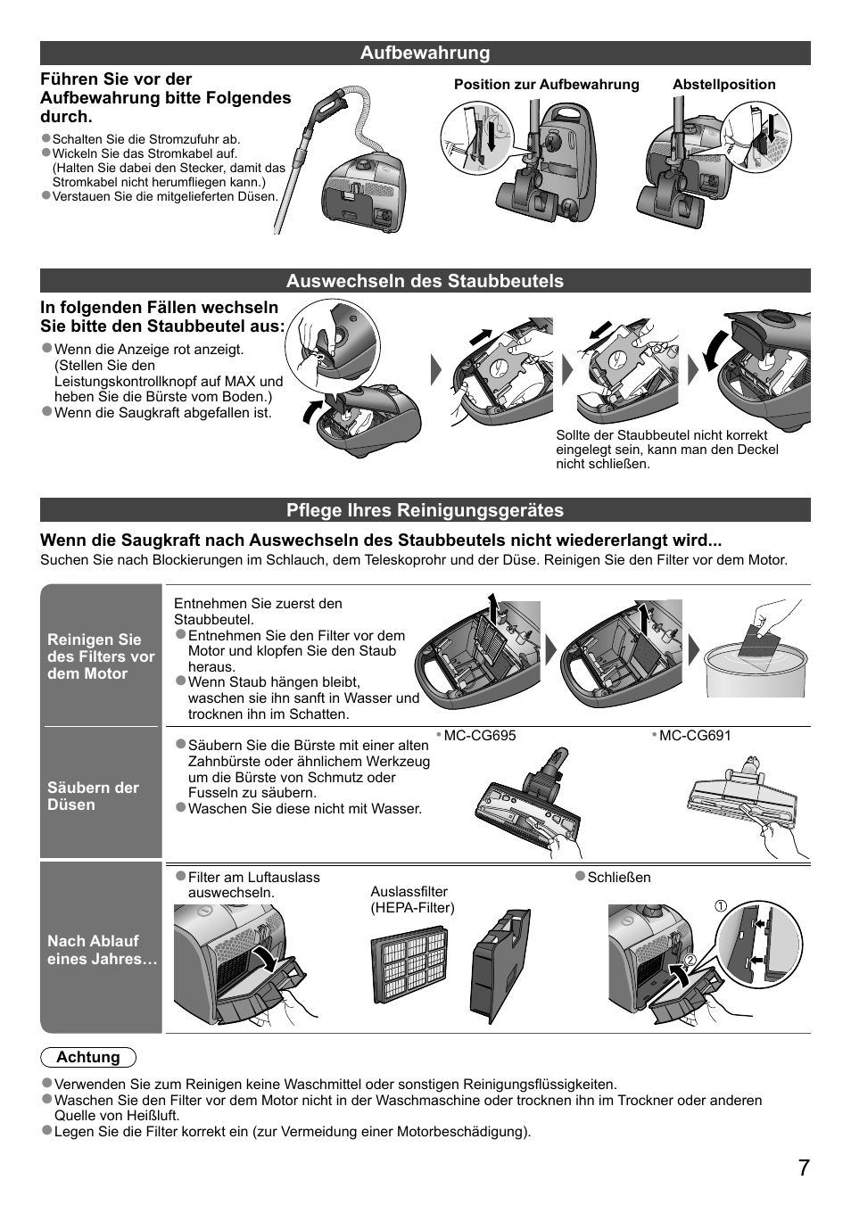 Panasonic MCCG695ZC7A User Manual | Page 7 / 12