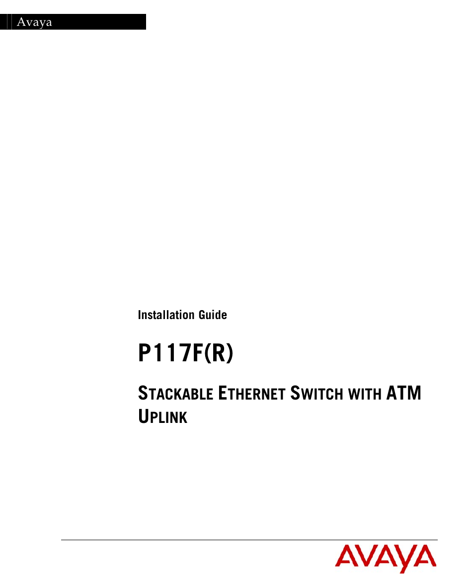 Avaya P117F(R) User Manual | 44 pages