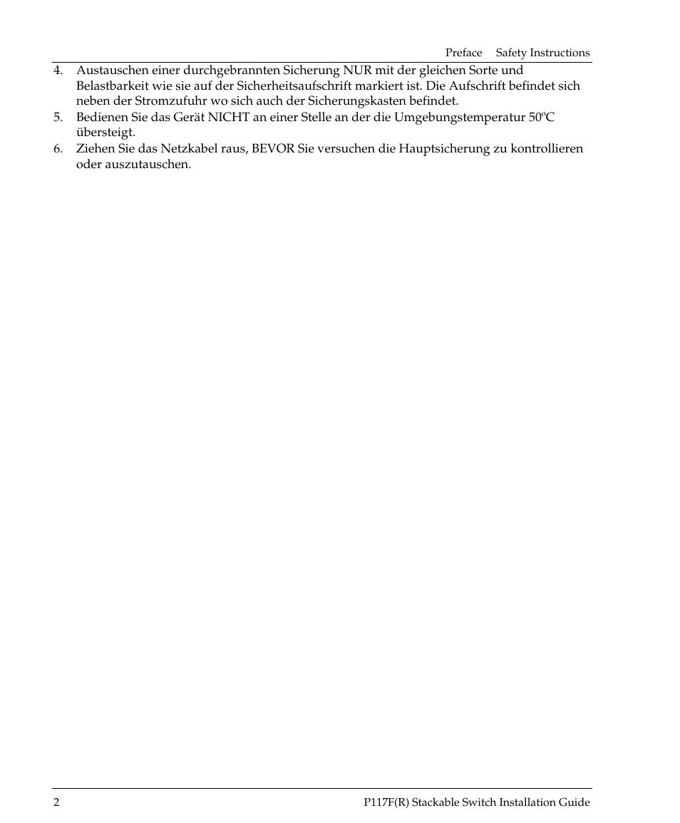 Avaya P117F(R) User Manual | Page 4 / 44