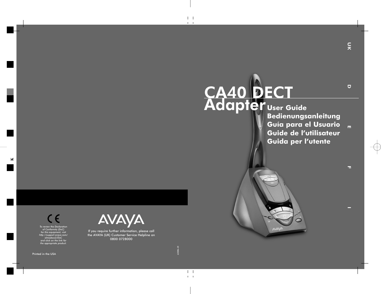 Avaya CA40 User Manual | 2 pages