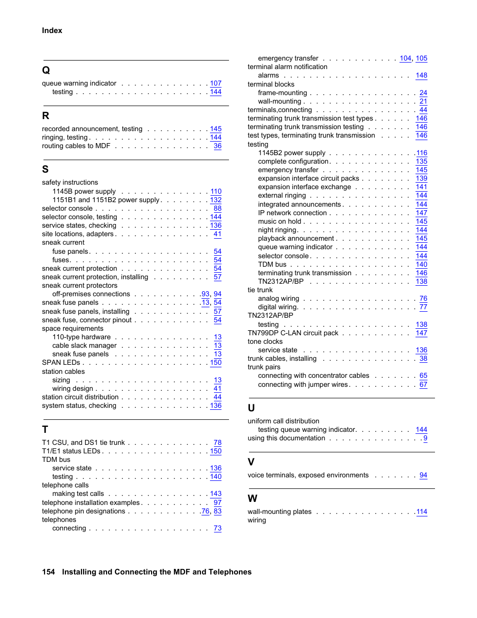 Avaya 03-300686 User Manual | Page 154 / 156