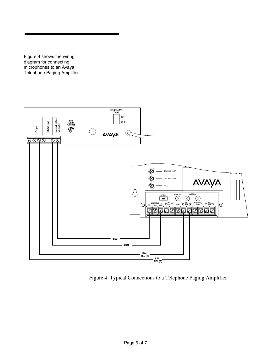 Page 6 of 7 | Avaya LUMULZMIC User Manual | Page 6 / 7