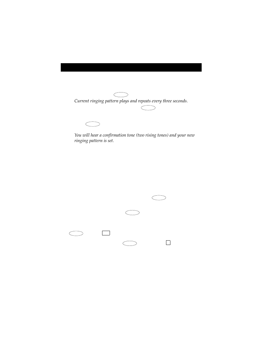 Selecting a personalized ring, Selected voice features | Avaya 6402D User Manual | Page 10 / 24