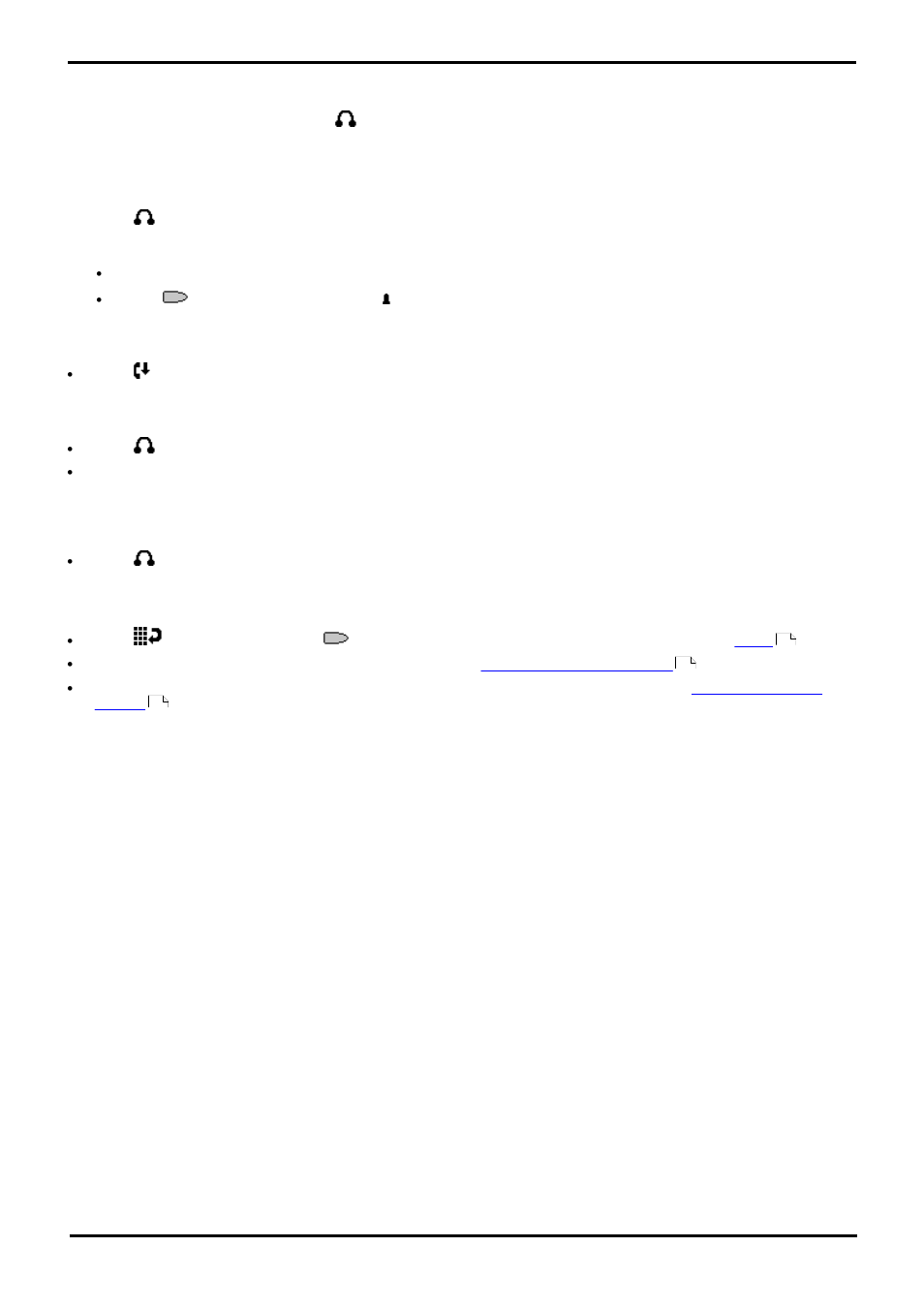 Headset working, 6 headset working | Avaya 15-601127 User Manual | Page 17 / 68