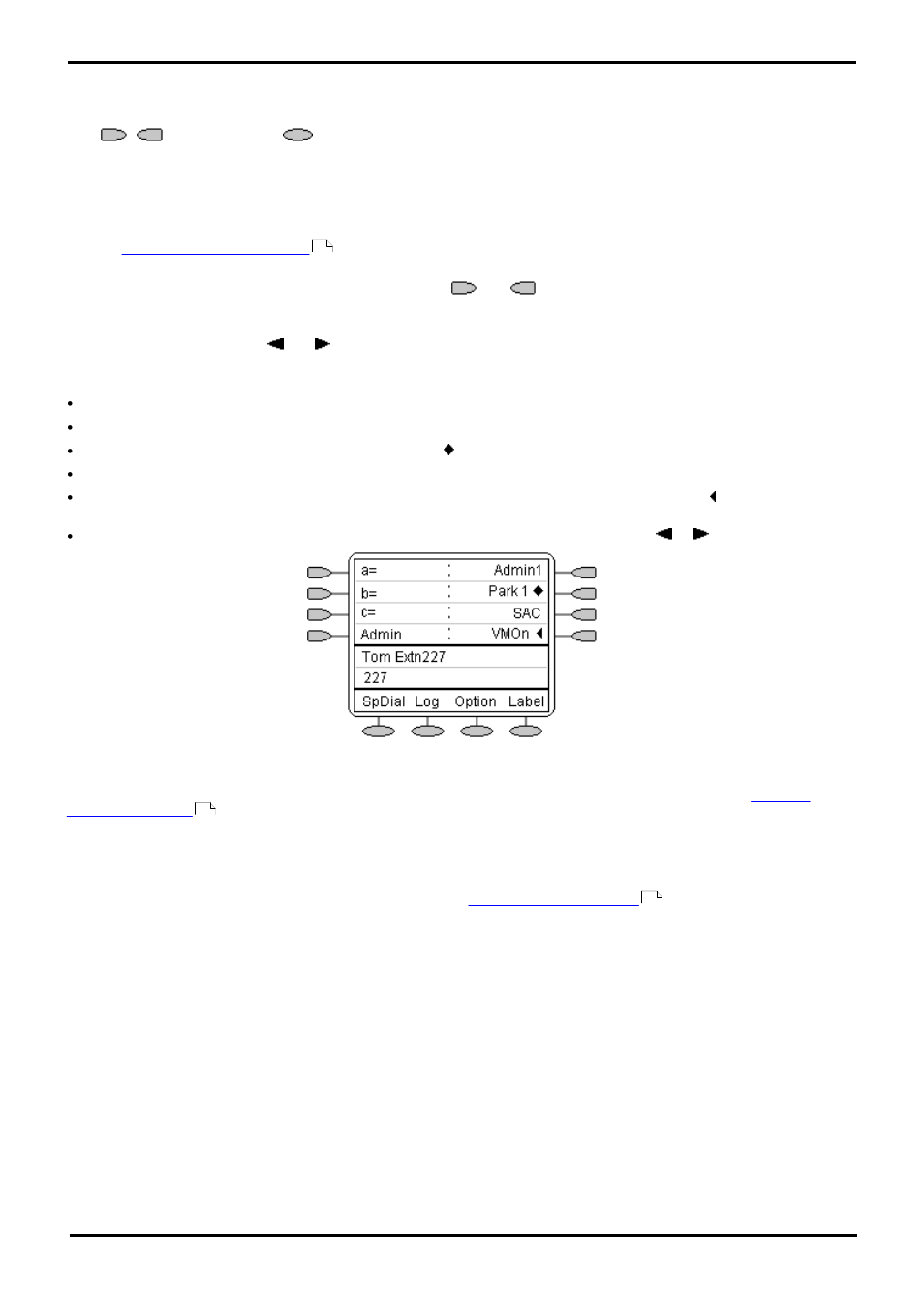 Function keys, Overview of the function keys, 1 overview of the function keys | Avaya 15-601127 User Manual | Page 48 / 68