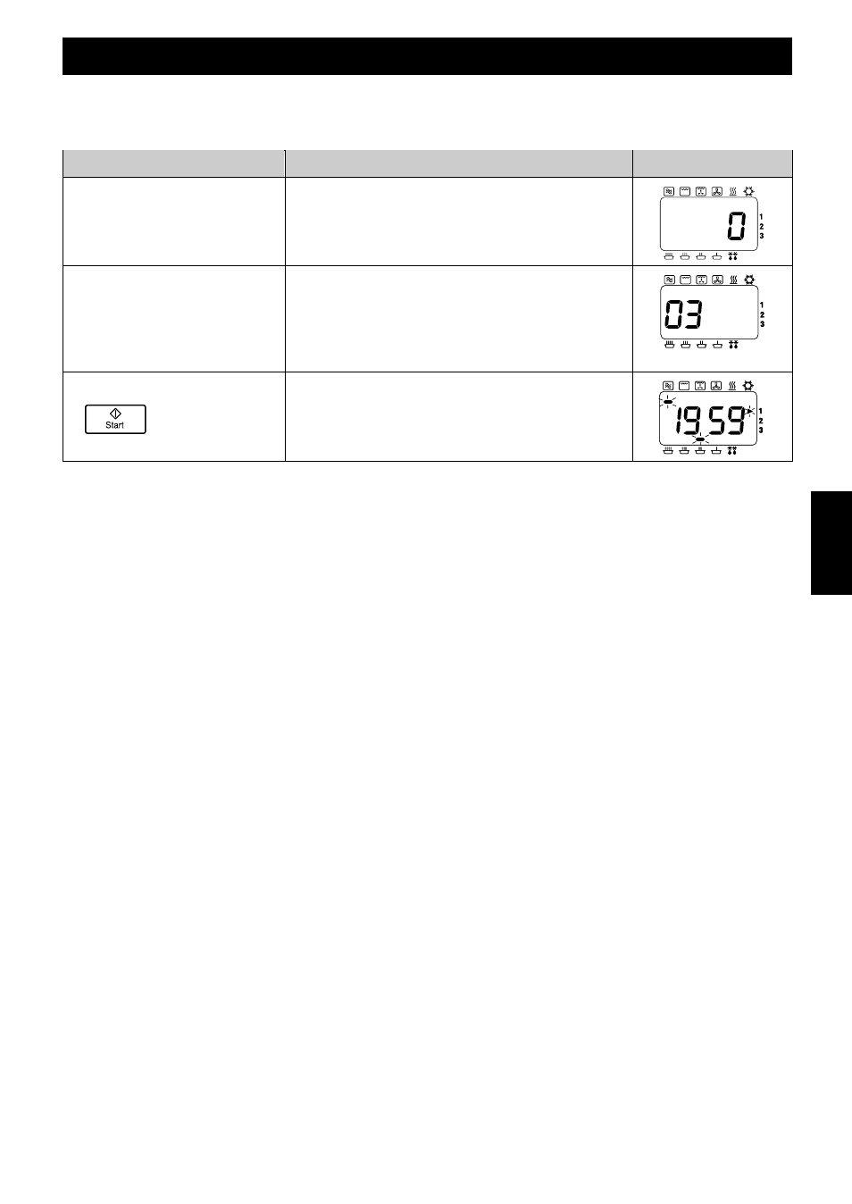 Información acción, Pantalla, Bloqueo de programa | Panasonic NEC1475 User Manual | Page 133 / 284