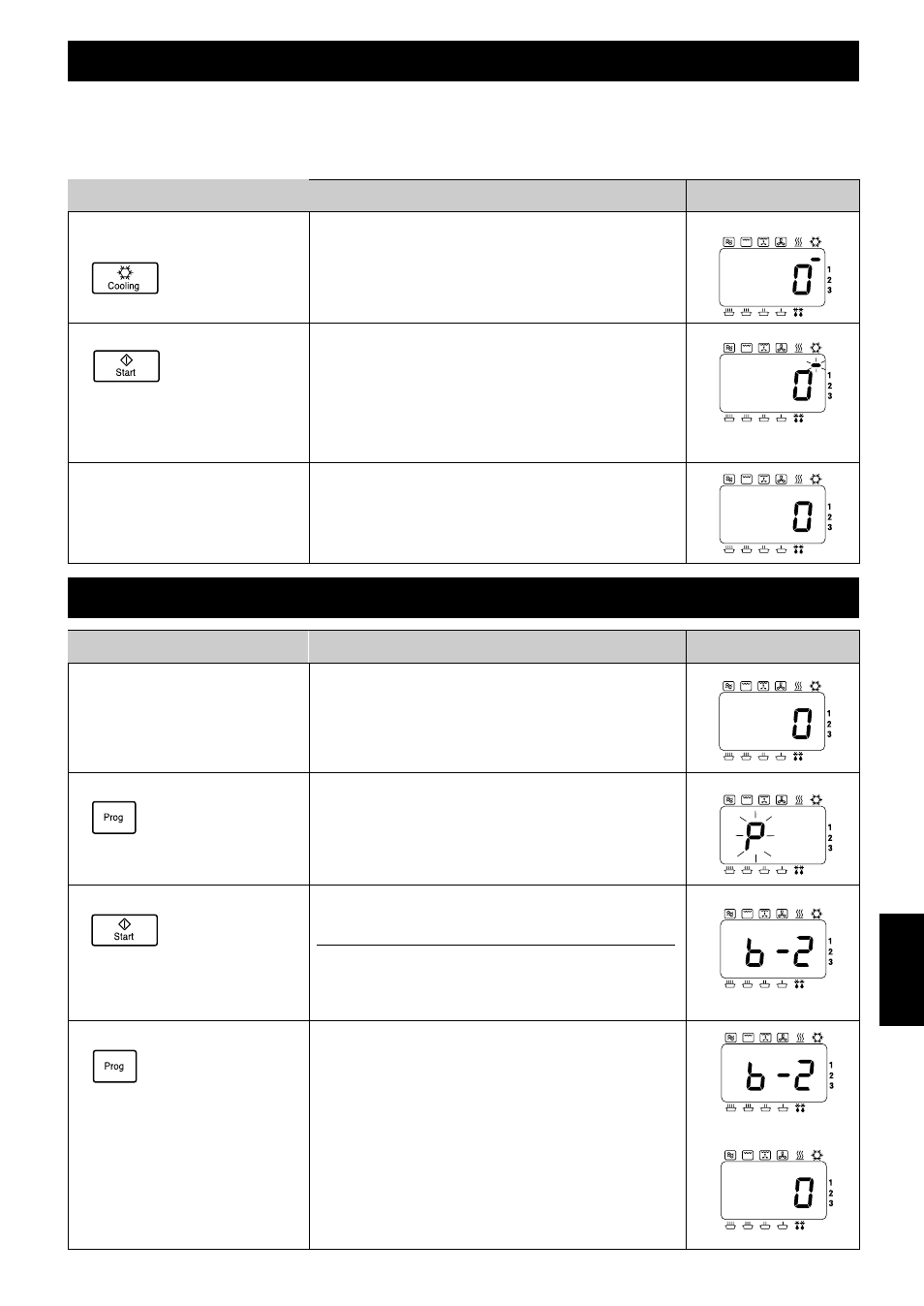 Sådan afkøler du hurtigt ovnen, Sådan ændrer du bip-tone, Oplysninger handling | Display | Panasonic NEC1475 User Manual | Page 221 / 284