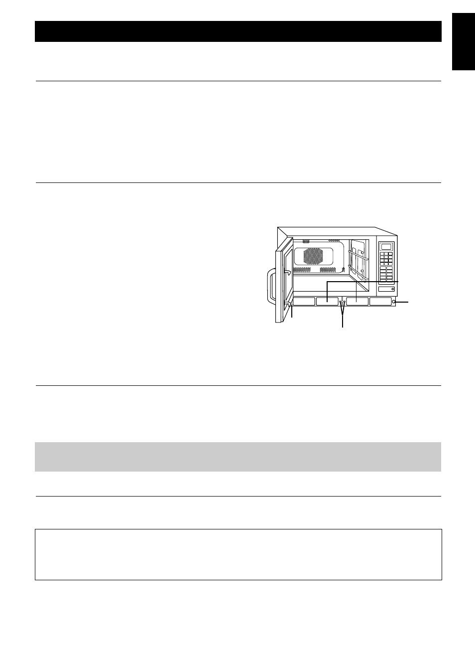 Care of your oven and cleaning 8. accessories, Air filter, Replacing oven lamp | Damage | Panasonic NEC1475 User Manual | Page 27 / 284