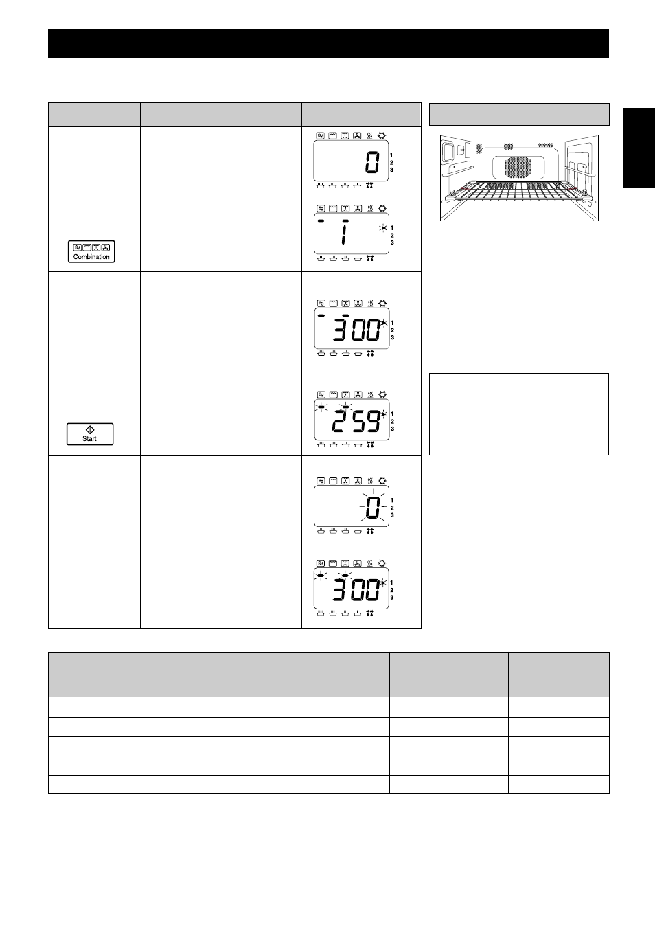 Betrieb in kombination, Voreingestellte kombination, Information aktion anzeige | Verwendbares zubehör | Panasonic NEC1475 User Manual | Page 43 / 284