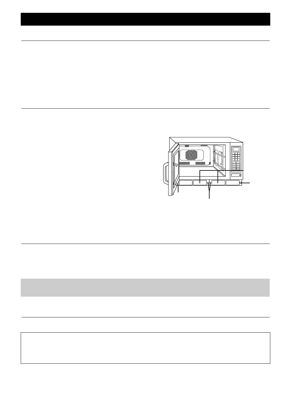 Filtre à air, Remplacement de la lampe du four, Dommages | Panasonic NEC1475 User Manual | Page 84 / 284