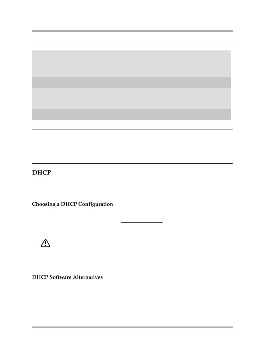 Dhcp, Choosing a dhcp configuration, Dhcp software alternatives | Dhcp -6, Choosing a dhcp configuration -6, Dhcp software alternatives -6, In dhcp, Especially dhcp | Avaya 4600 Series User Manual | Page 36 / 150