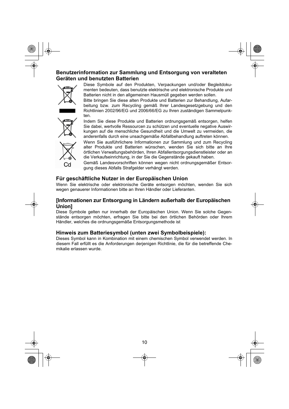 Panasonic EY3740 User Manual | Page 10 / 44
