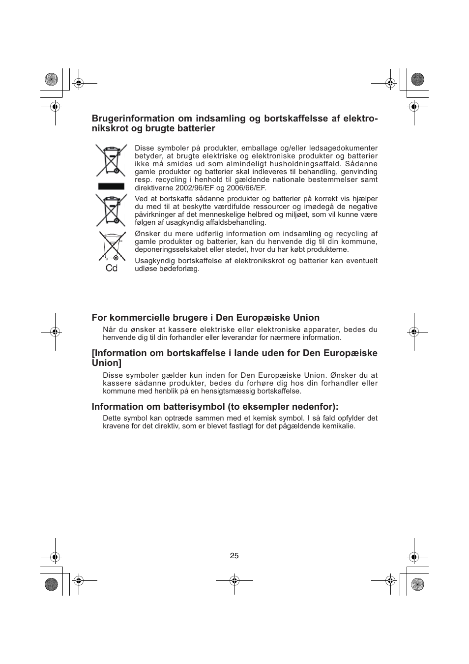 Panasonic EY3740 User Manual | Page 25 / 44