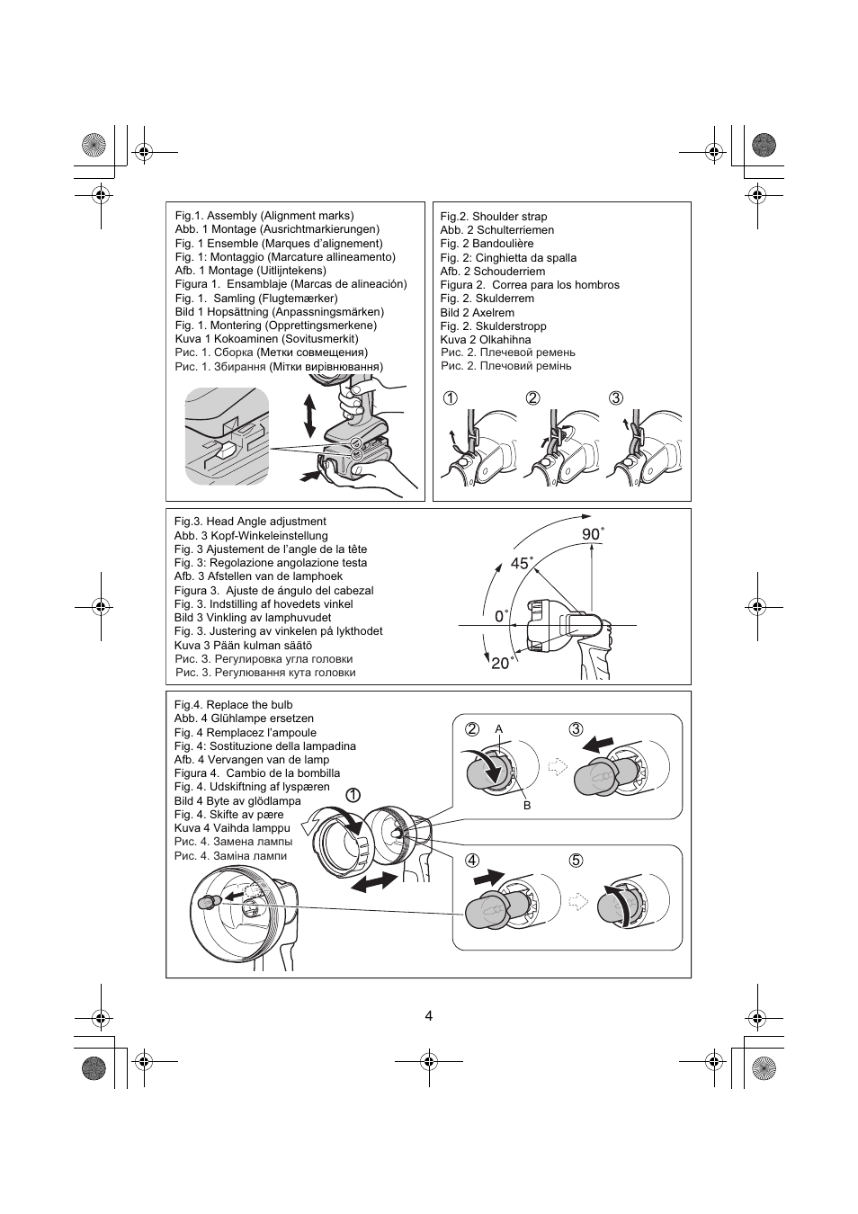 Panasonic EY3740 User Manual | Page 4 / 44
