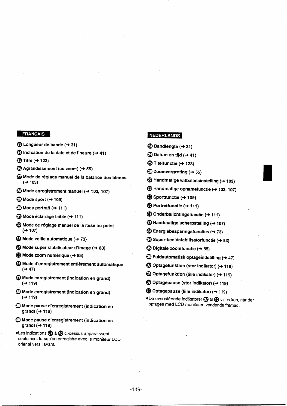 Panasonic NVVX30EG User Manual | Page 149 / 164