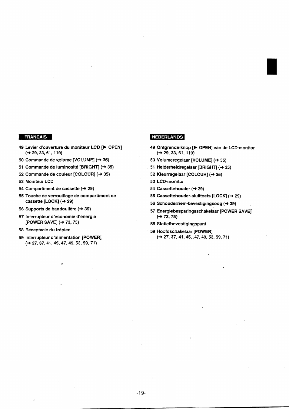 Panasonic NVVX30EG User Manual | Page 19 / 164