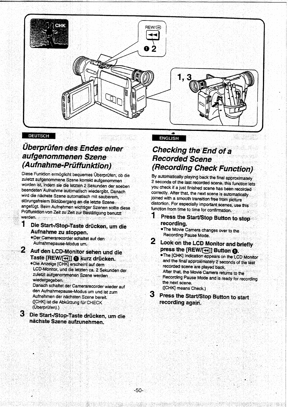 Panasonic NVVX30EG User Manual | Page 50 / 164