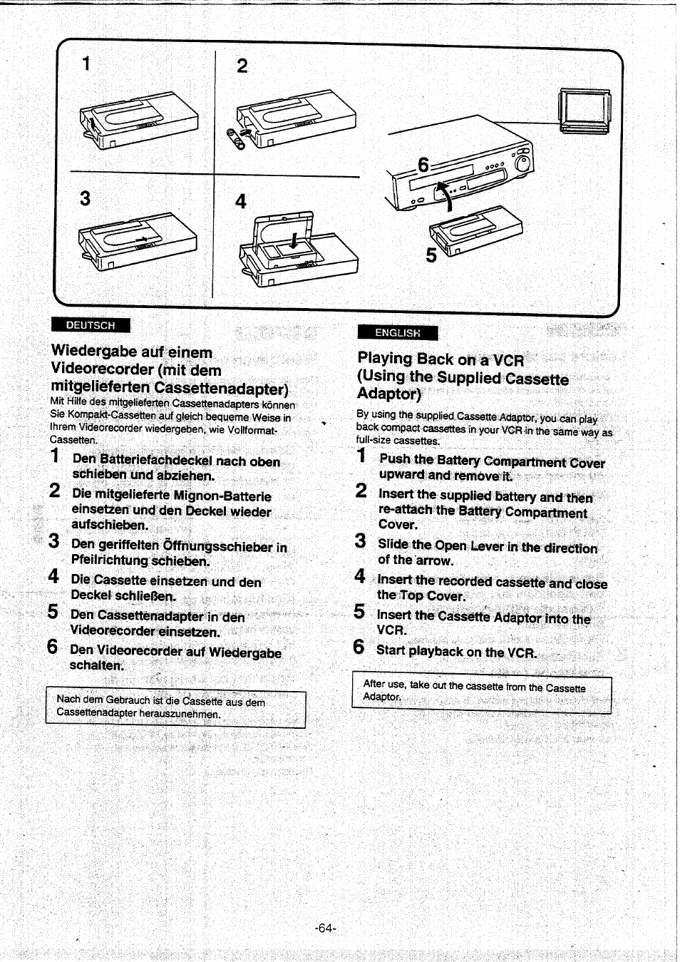 Panasonic NVVX30EG User Manual | Page 64 / 164