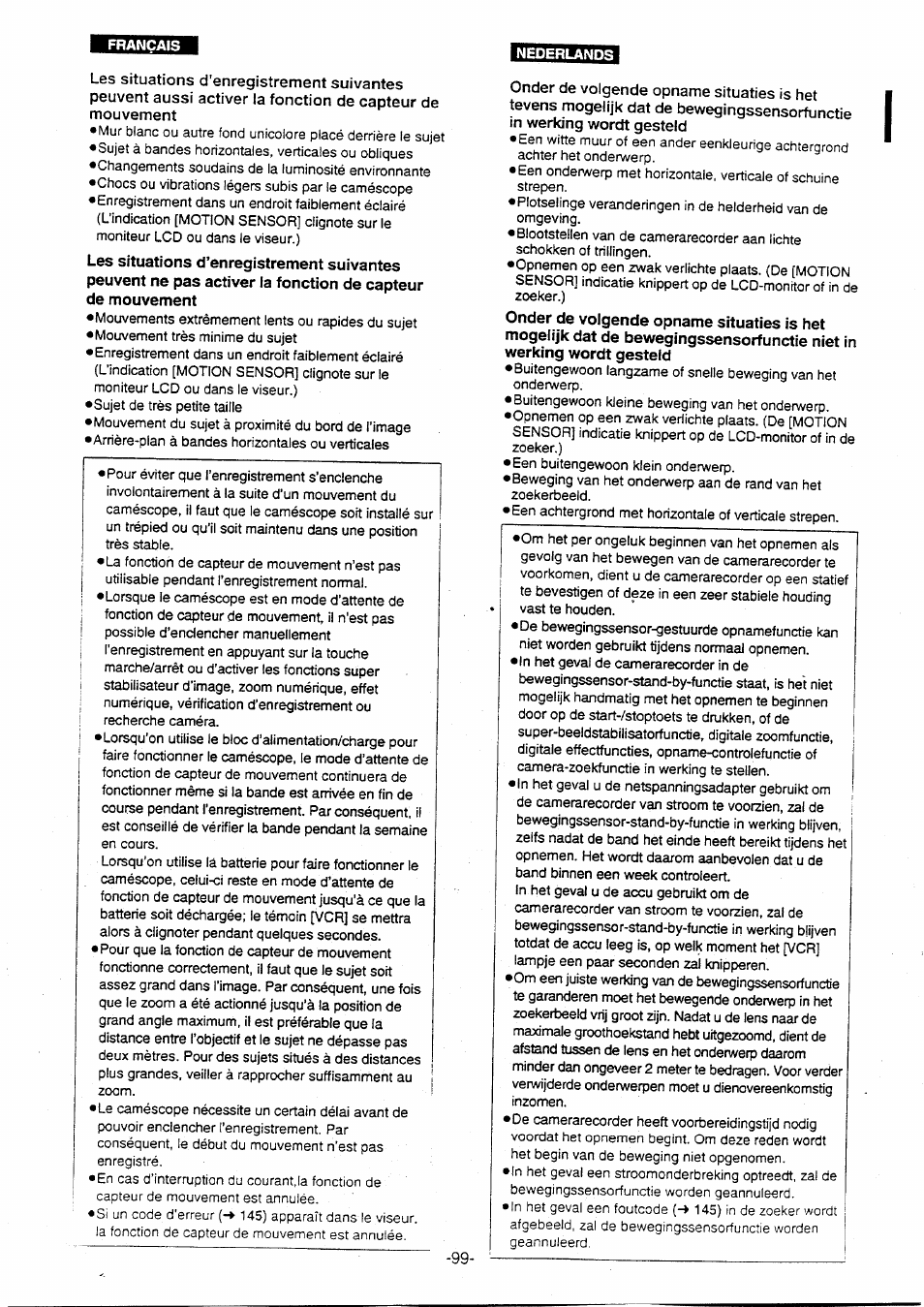 Panasonic NVVX30EG User Manual | Page 99 / 164
