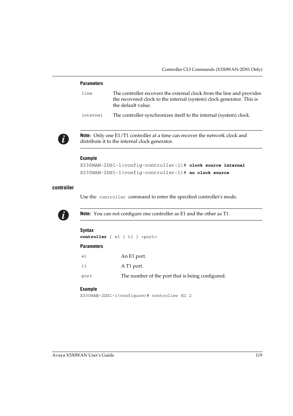 Controller | Avaya X330WAN User Manual | Page 141 / 264