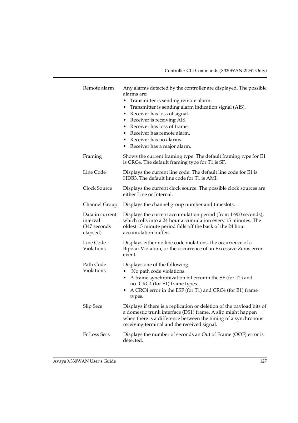 Avaya X330WAN User Manual | Page 149 / 264