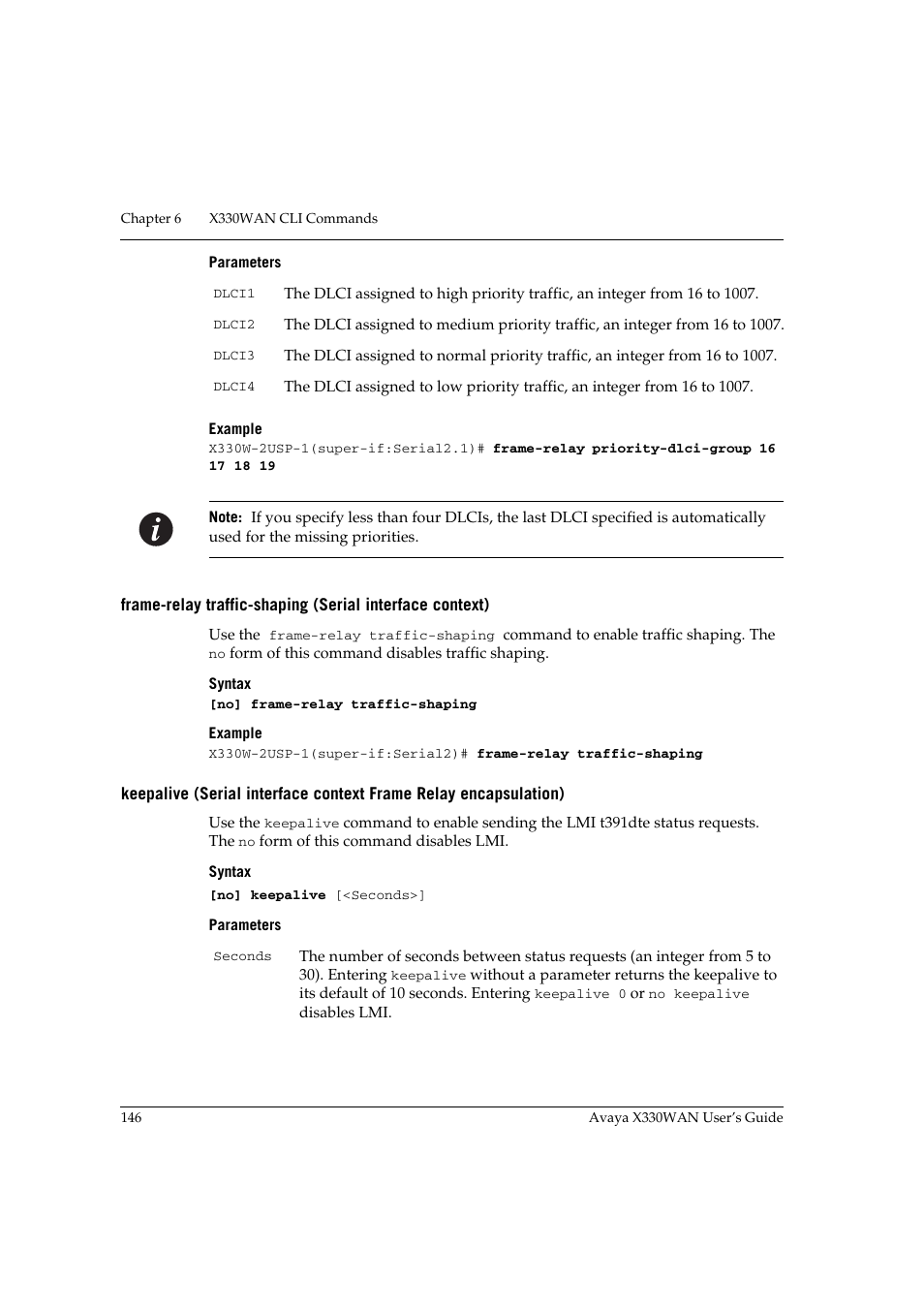 Avaya X330WAN User Manual | Page 168 / 264