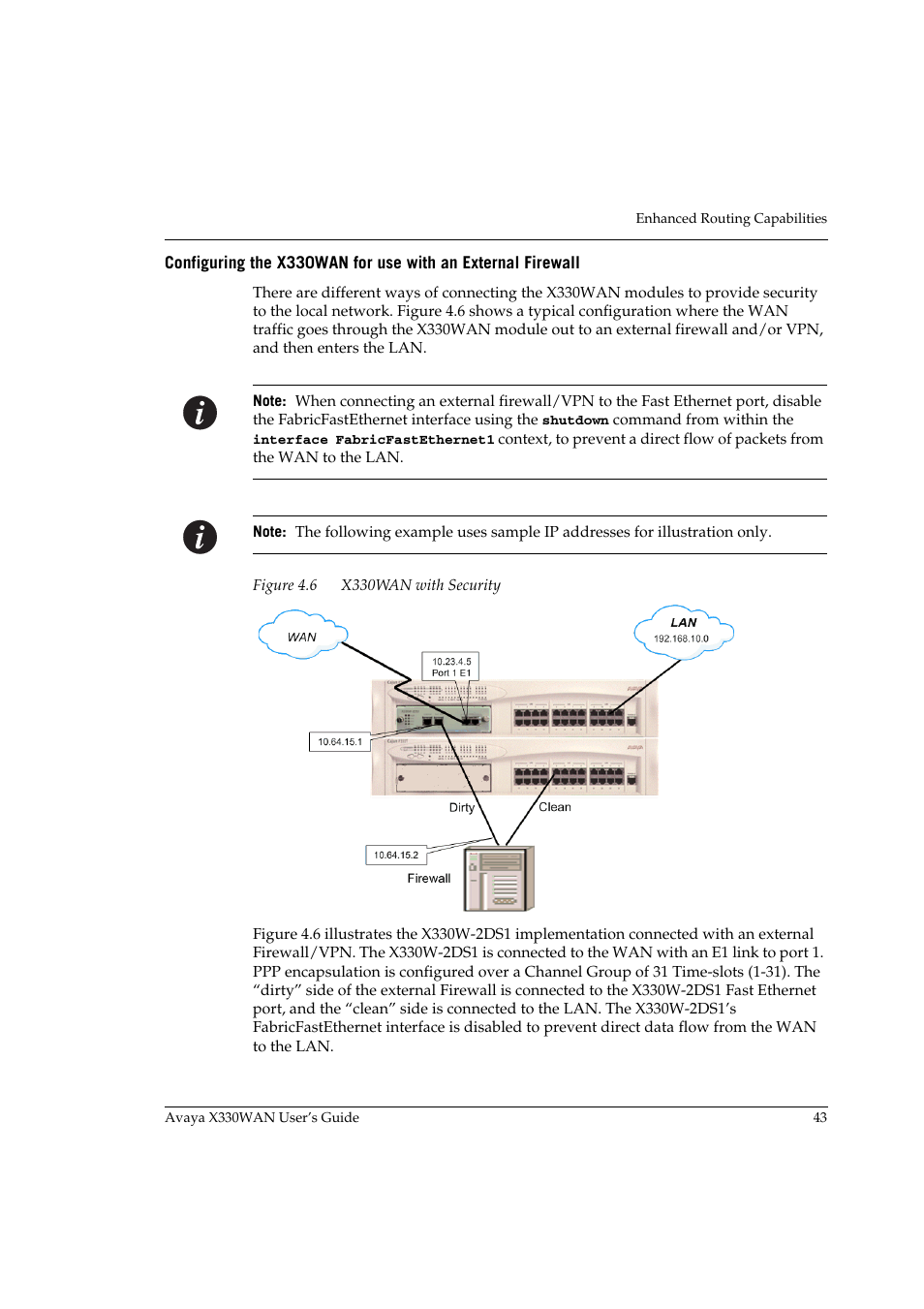 Figure 4.6, X330wan with security | Avaya X330WAN User Manual | Page 65 / 264