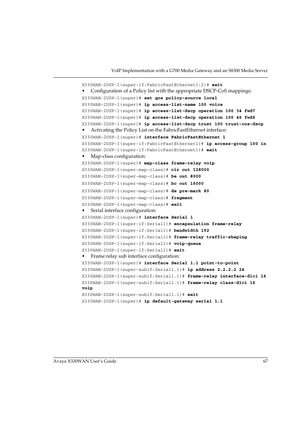 Avaya X330WAN User Manual | Page 89 / 264