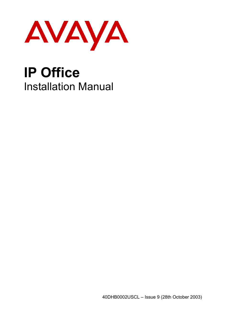 Avaya IP Office Phone User Manual | 86 pages