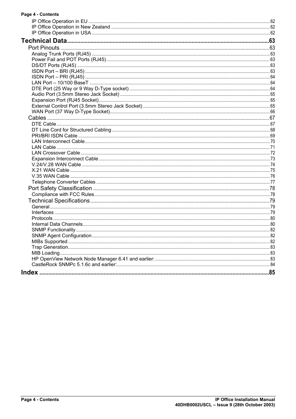 Avaya IP Office Phone User Manual | Page 4 / 86