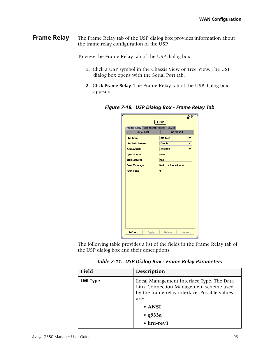 Frame relay | Avaya Media Gateway G350 User Manual | Page 103 / 219