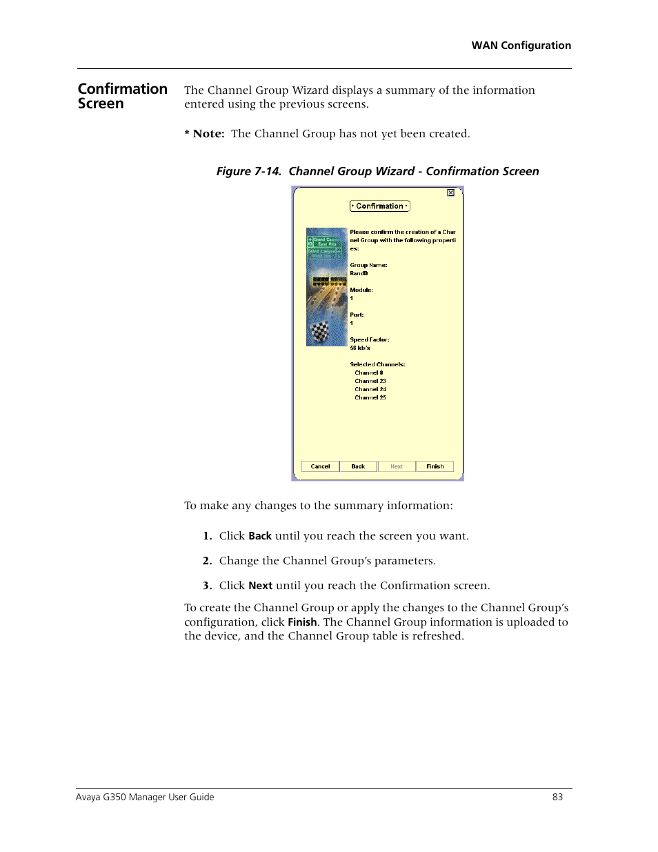 Confirmation screen | Avaya Media Gateway G350 User Manual | Page 93 / 219