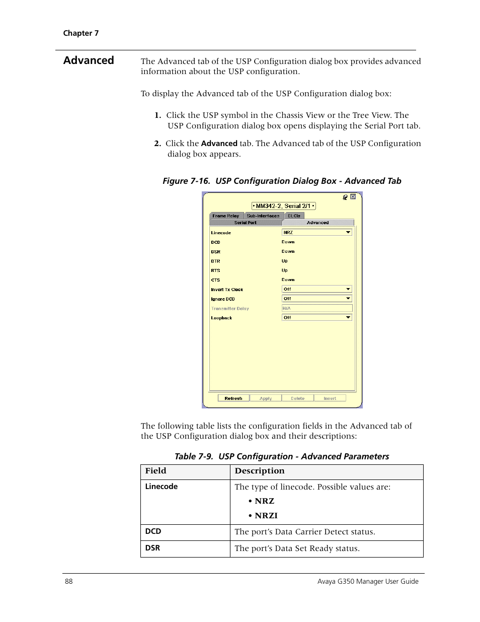 Advanced | Avaya Media Gateway G350 User Manual | Page 98 / 219