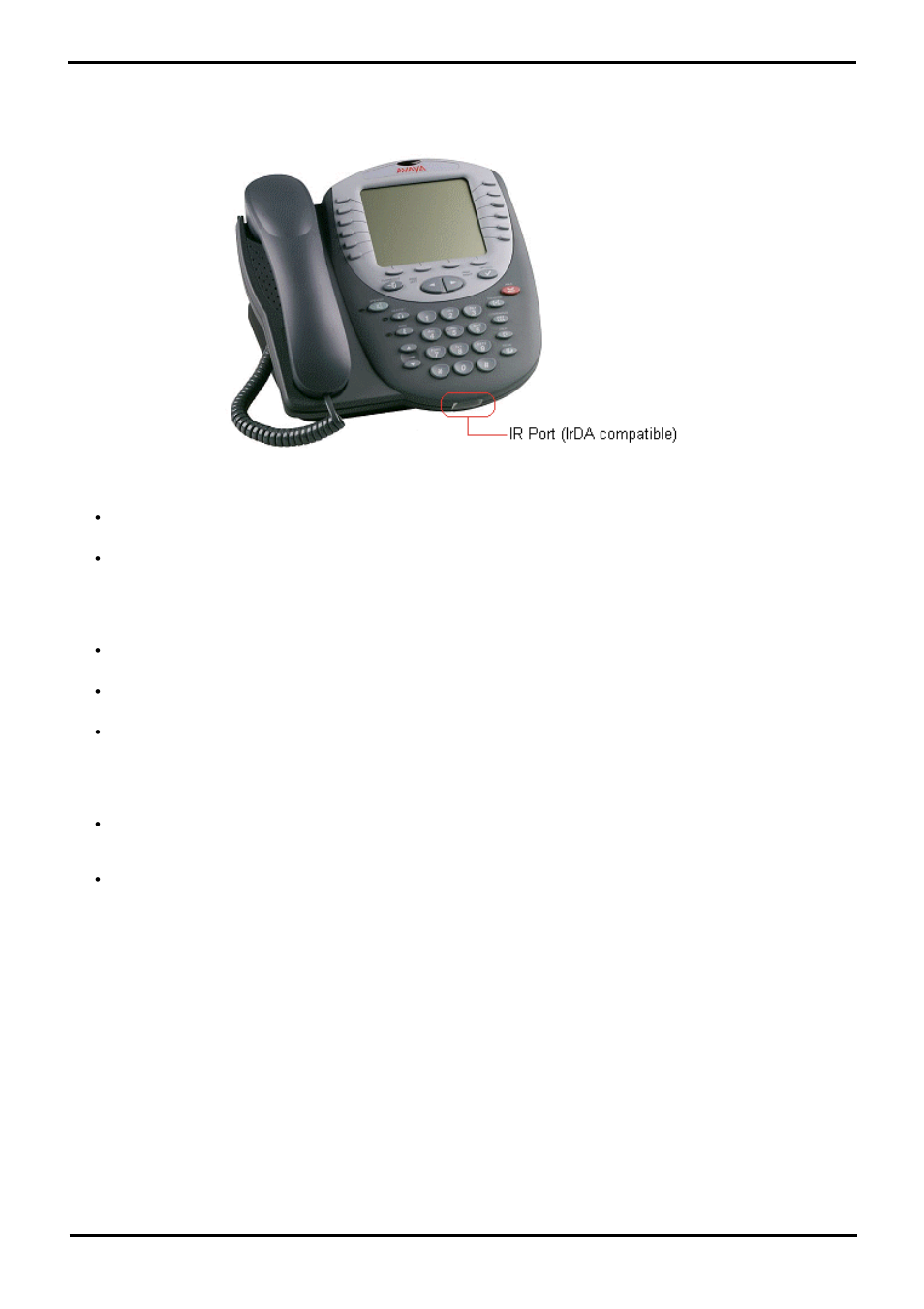 Infrared dialling | Avaya H323 User Manual | Page 66 / 94