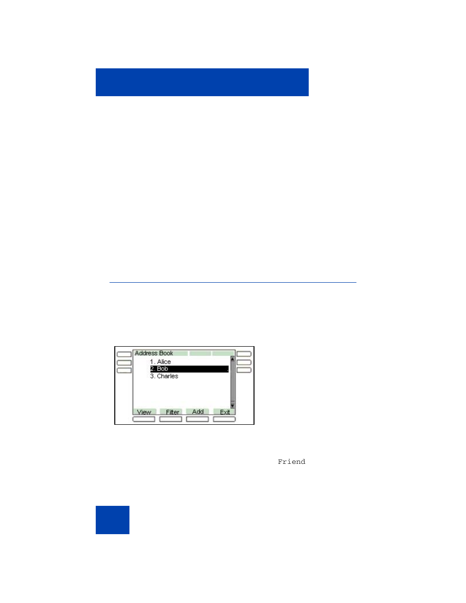 The address book, Viewing the address book | Avaya NN43113-101 User Manual | Page 162 / 418