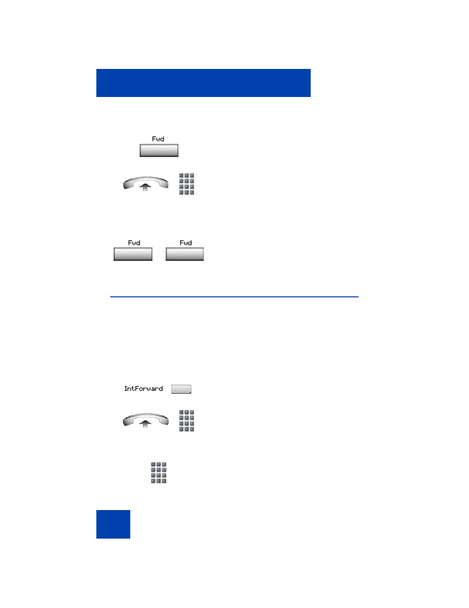 Using internal call forward | Avaya 1140E User Manual | Page 146 / 242