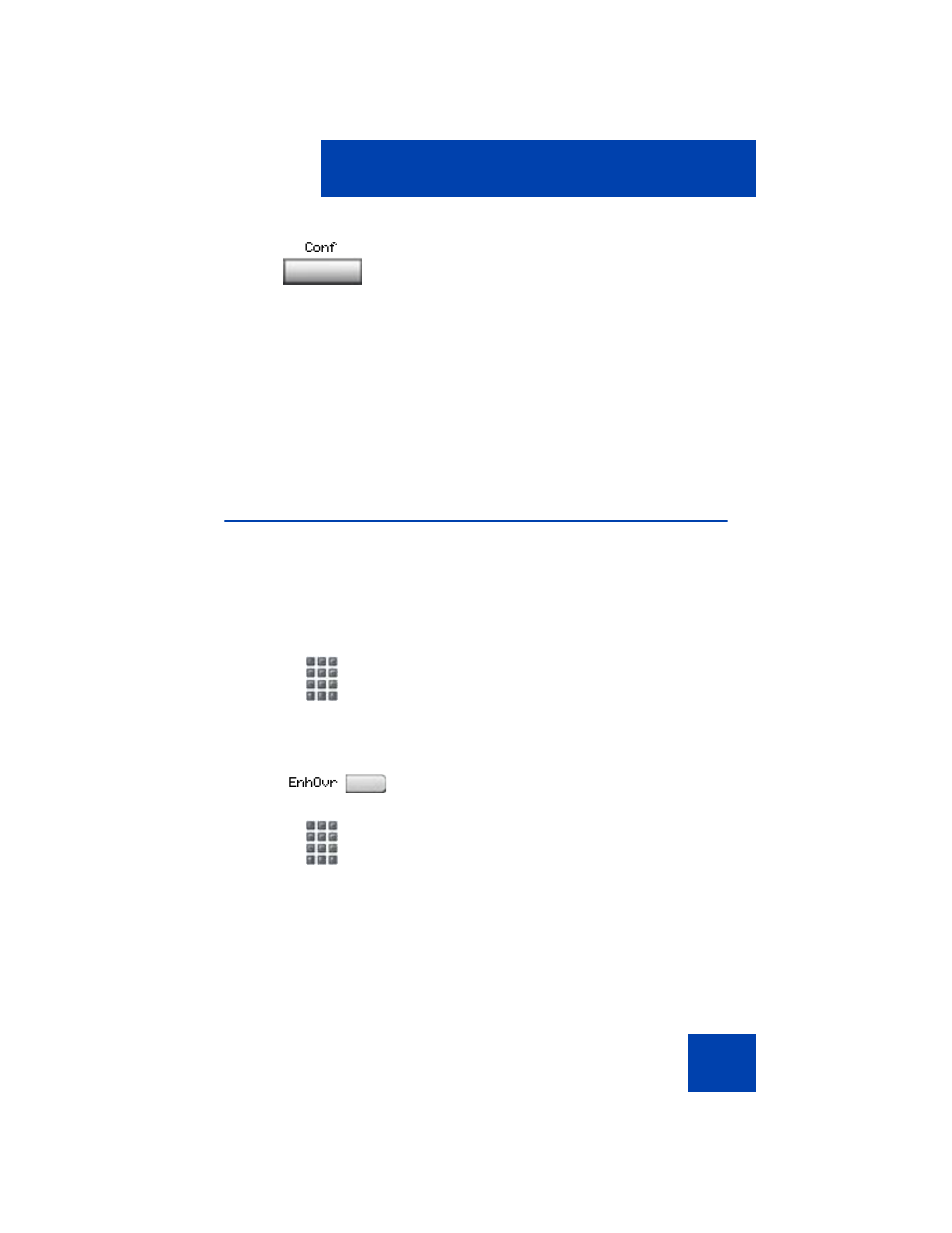 Using enhanced override | Avaya 1140E User Manual | Page 165 / 242