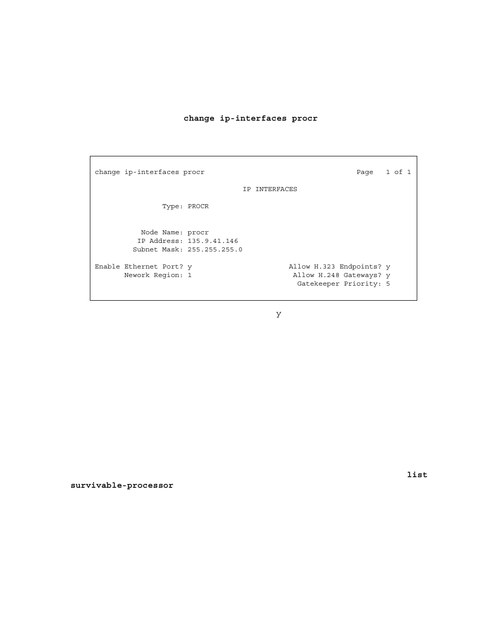 Administering ip interfaces, Identifying lsps to the s8300 primary controller | Avaya S8300 User Manual | Page 210 / 768