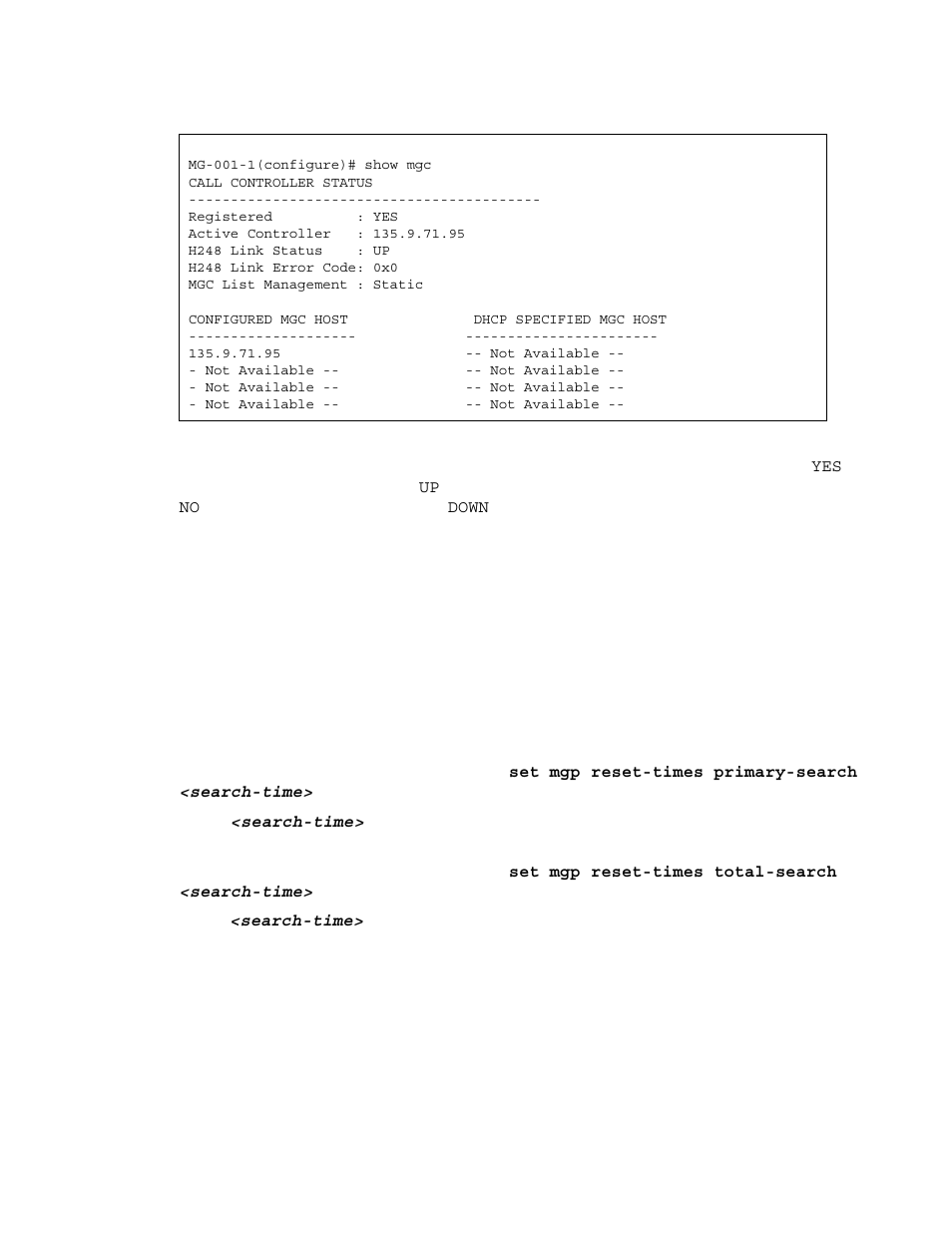 Setting the lsp transition points | Avaya S8300 User Manual | Page 505 / 768