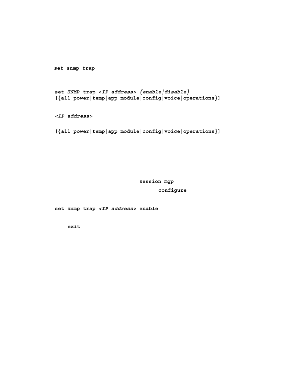 Configuring the destination for g700 snmp traps | Avaya S8300 User Manual | Page 540 / 768