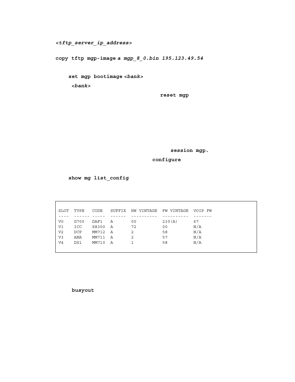 Installing new firmware on the media modules | Avaya S8300 User Manual | Page 565 / 768
